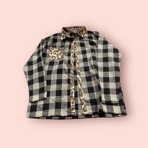 Flannel With Cheetah Print